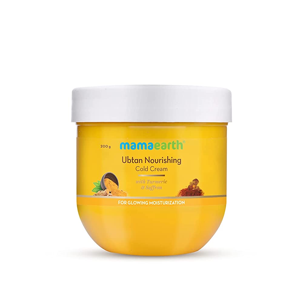 Mamaearth Ubtan Nourishing Cold Cream with Turmeric & Saffron - Distacart