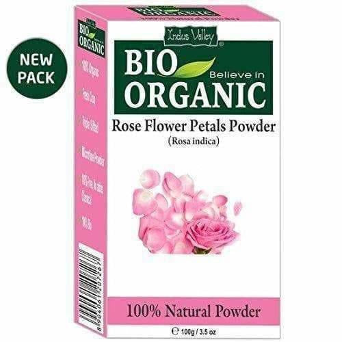 Indus Valley 100% Organic Rose Petals Powder - Distacart