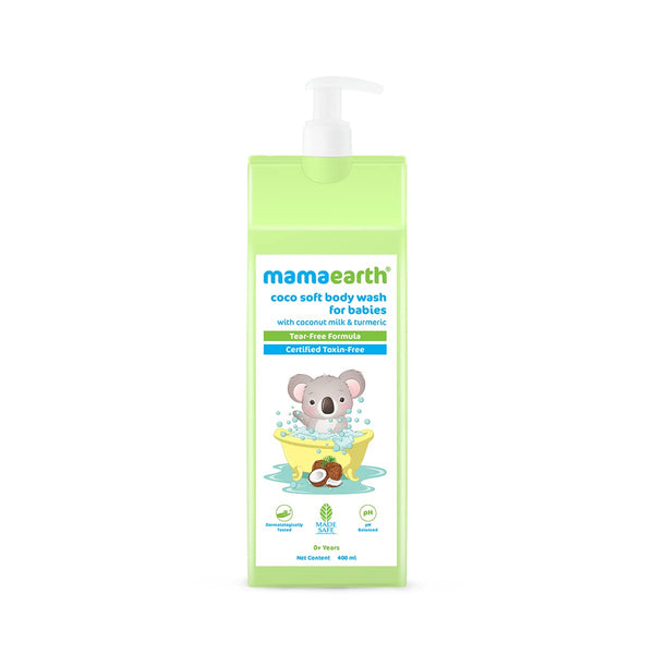 Mamaearth Coco Soft Body Wash For Babies With Coconut Milk & Turmeric - Distacart