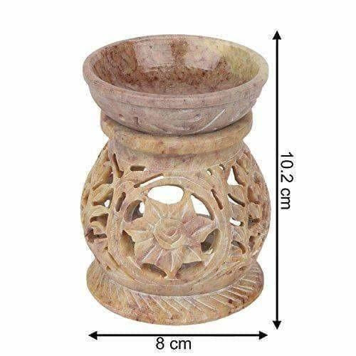 Handcrafted Soapstone Aroma Burner, Oil Diffuses - Distacart