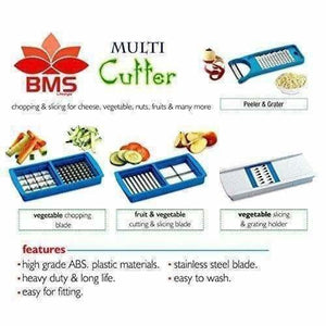 Blue Color - Premium Nicer vegetables and fruits Slicer Chippers and chopper - Distacart