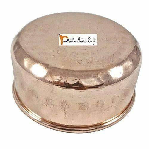 Pure Copper Serving Bowl - Dinner Bowl  - Set Of 6 - Distacart