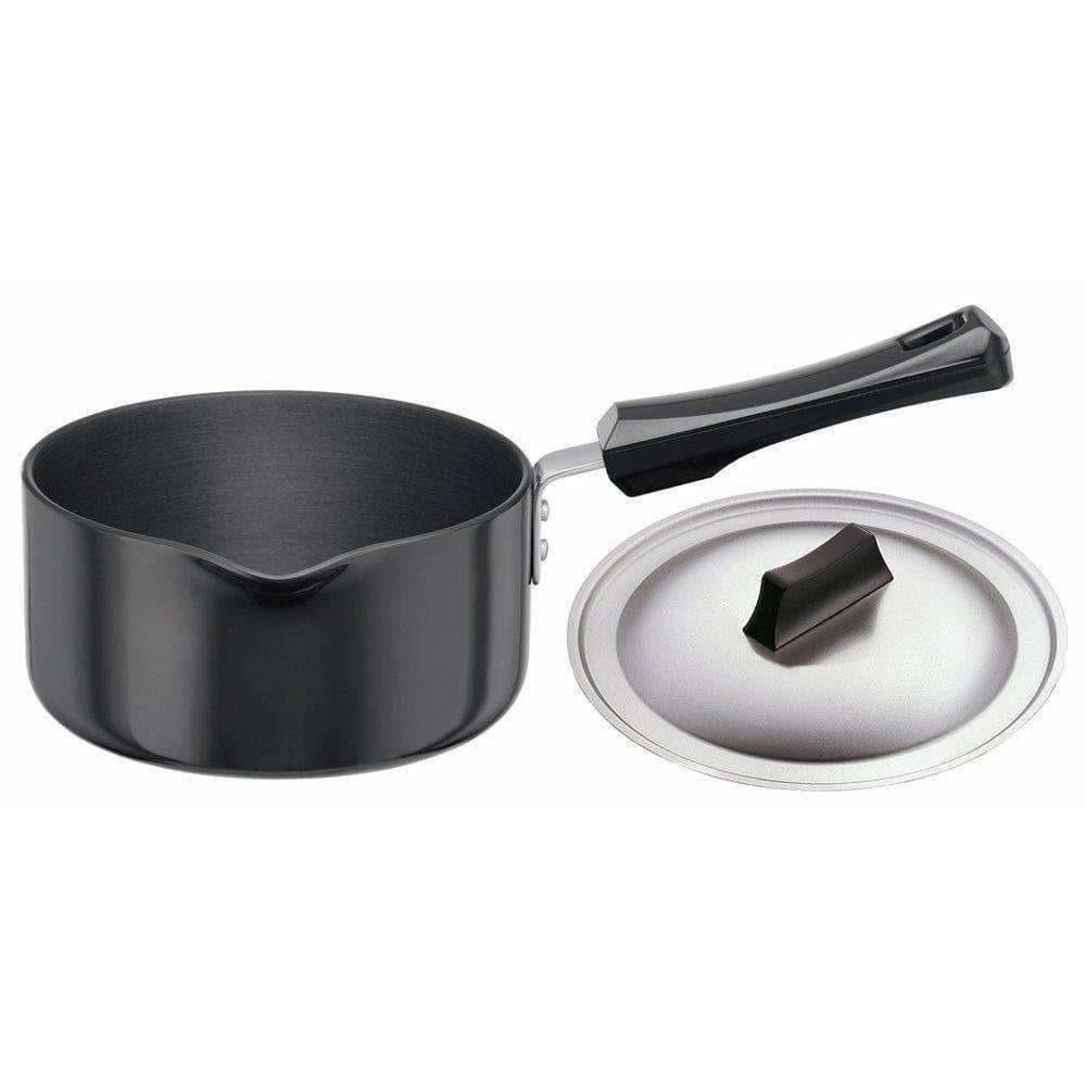 Hard Anodised Sauce Pan with Steel Lid - Distacart