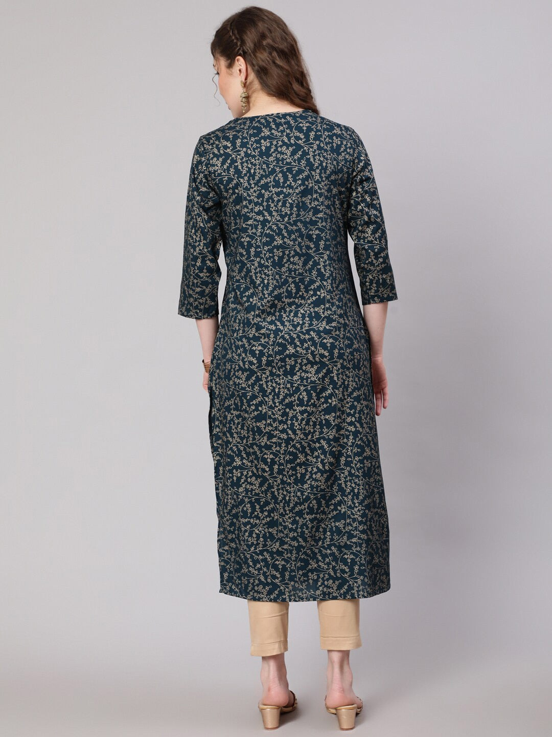 Kalini Women Ethnic Motifs Printed Indie Prints Kurta - Distacart