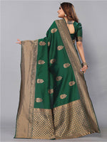 Thumbnail for Kalini Ethnic Motifs Zari Banarasi Saree - Distacart