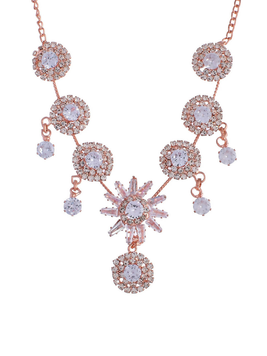 VOJ Women Gold Color stainless steel Jewellery Set - Distacart