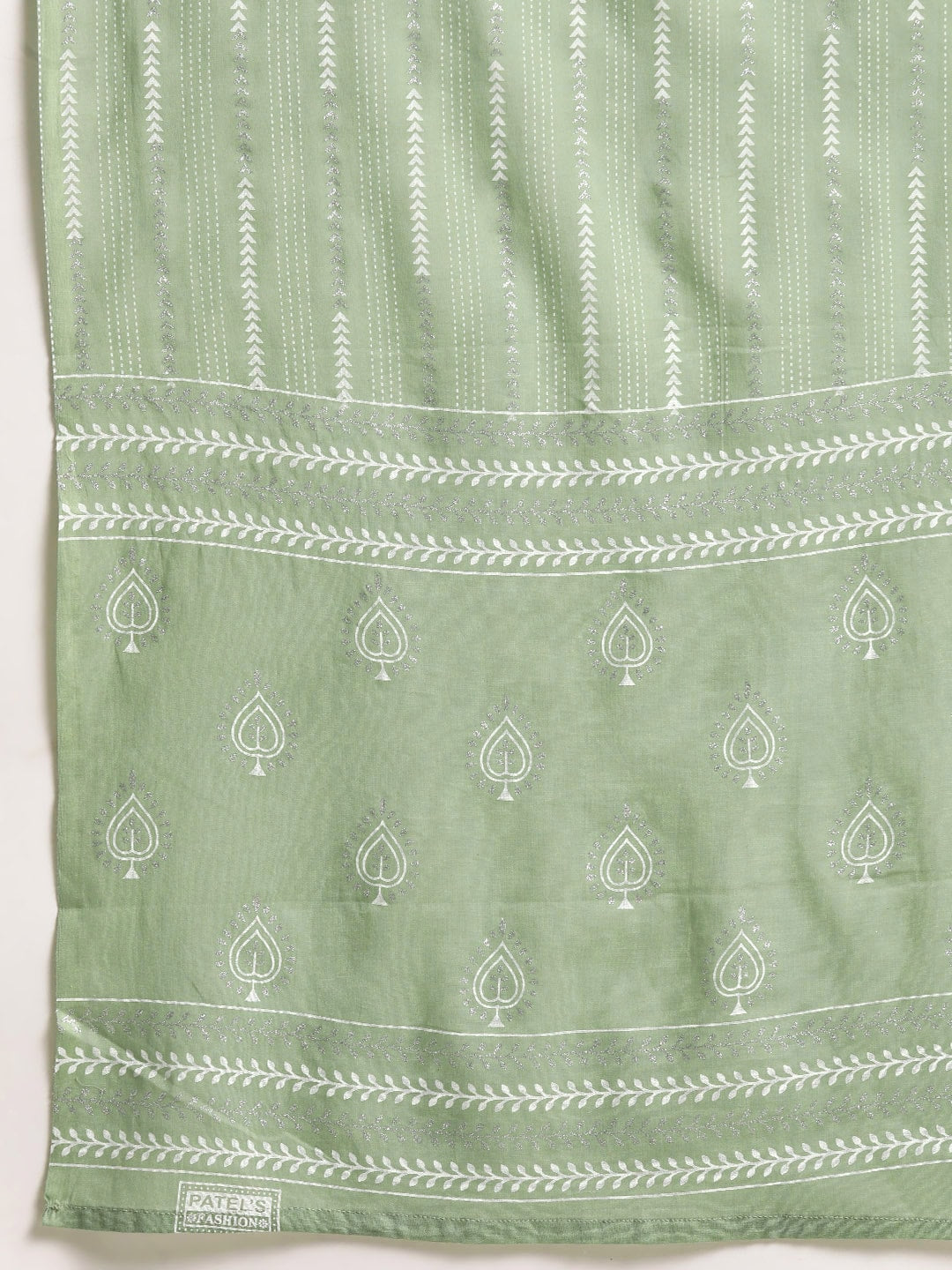 HERE&NOW Women Printed Regular Pure Cotton Kurta with Palazzos & Dupatta - Distacart