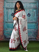 Thumbnail for Kalini Ethnic Motifs Printed Pure Cotton Saree - Distacart