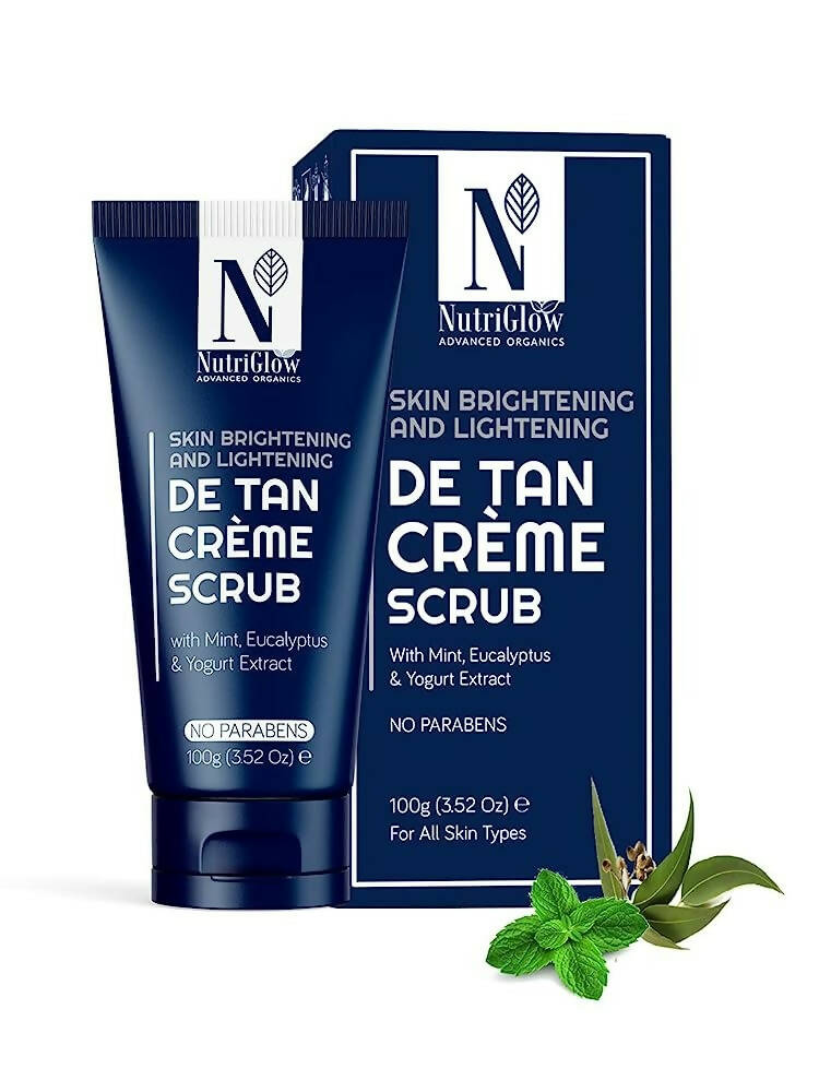 NutriGlow Advanced Organic De Tan Creme Scrub - Distacart