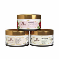 Thumbnail for Just Herbs Ayurvedic Face Pack Trio Combo
