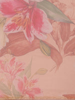 Thumbnail for Saree Mall Pink Floral Printed Organza Sarees - Distacart
