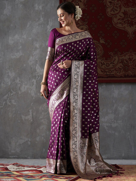 Mitera Ethnic Motifs Woven Design Zari Kanjeevaram Saree - Distacart