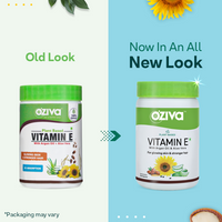 Thumbnail for OZiva Plant Based Natural Vitamin E (With Argan oil + Aloe vera) Old vs New Look