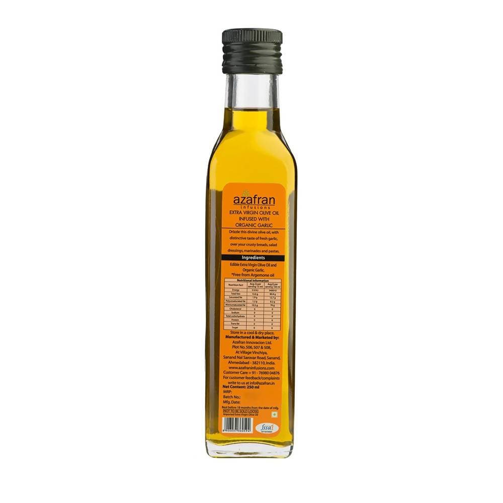 Azafran Infusions Garlic Infused Extra Virgin Olive Oil - Distacart