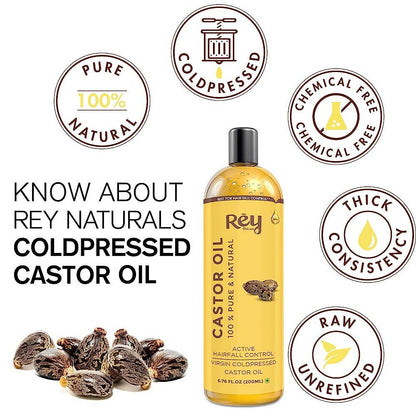 Rey Naturals Castor Oil - Distacart