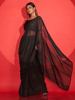 Thumbnail for Tikhi Imli Zari Striped Saree - Distacart