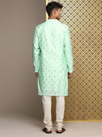 Thumbnail for House of Pataudi Ethnic Motifs Printed Jashn Kurta - Distacart