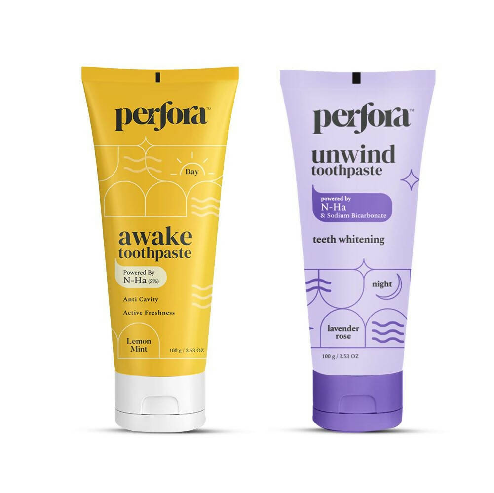 Perfora The Daily Routine Awake & Unwind Toothpaste Combo - Distacart