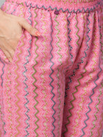 Thumbnail for Kalini Floral Printed Regular Kurta With Trousers - Distacart