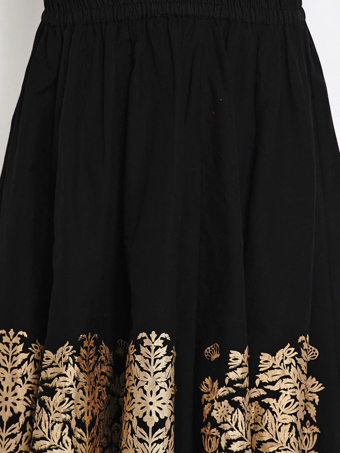 NOZ2TOZ Black Printed Lehenga & Blouse Set For Girls - Distacart