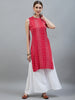 InWeave Women's Red Bandhej Halter Kurta - Distacart