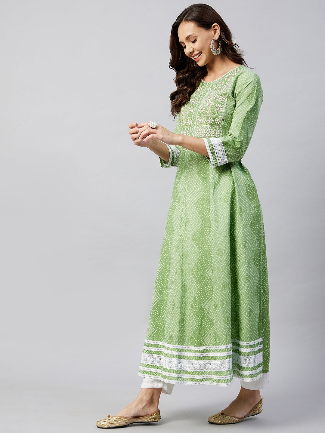 Refresh Your Wardrobe With This Prestigious Green & Brown Modern Looking  Cotton Kurti. Latest Fancy Style Embroide… | Kurti designs, Lehenga blouse  designs, Fashion