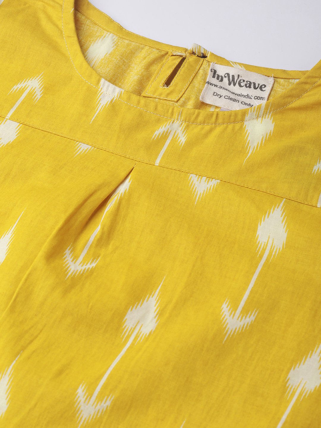 InWeave Women's Yellow Arrow Top - Distacart