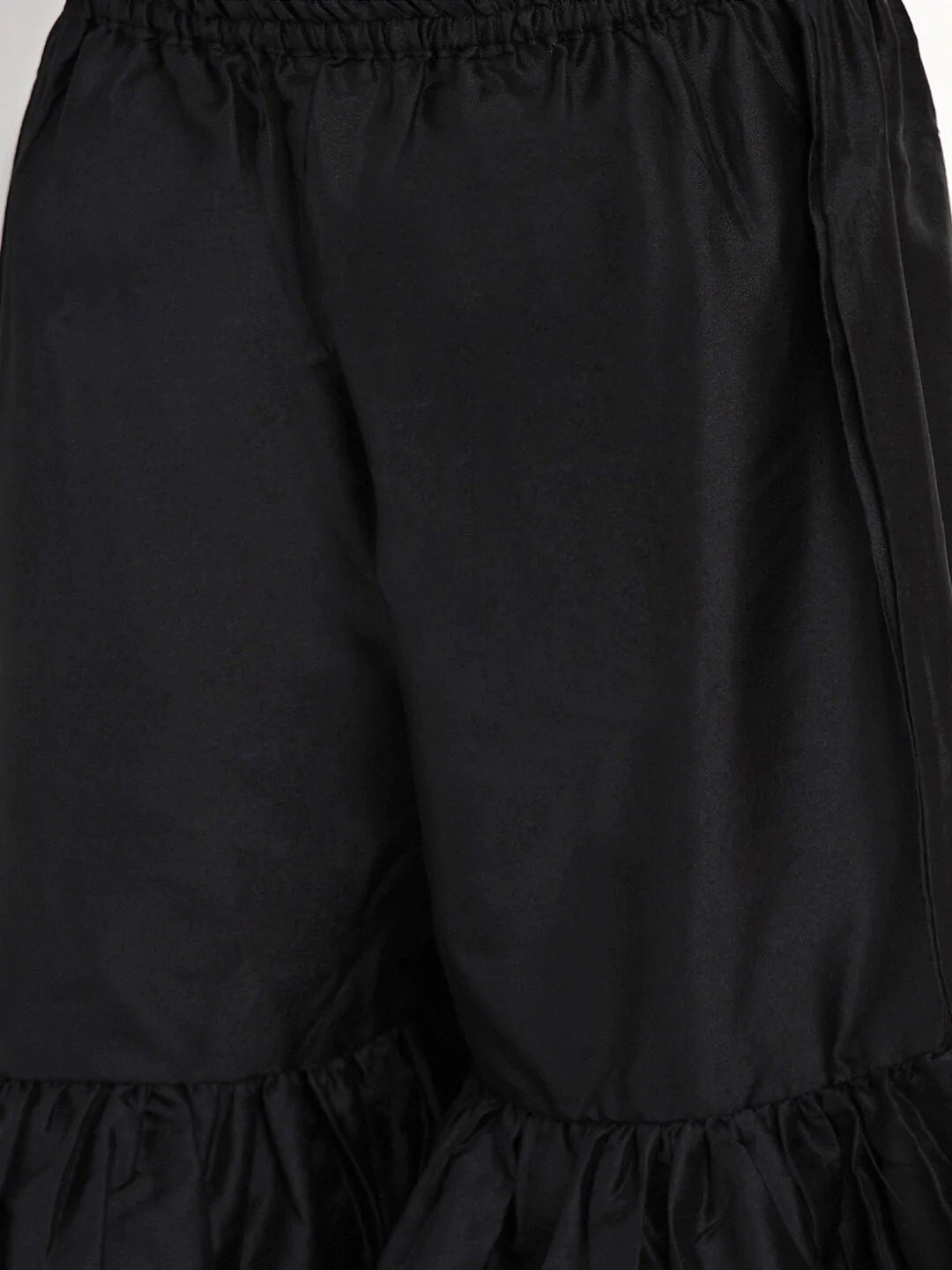 NOZ2TOZ Black Printed Kurta & Sharara Set For Girls - Distacart