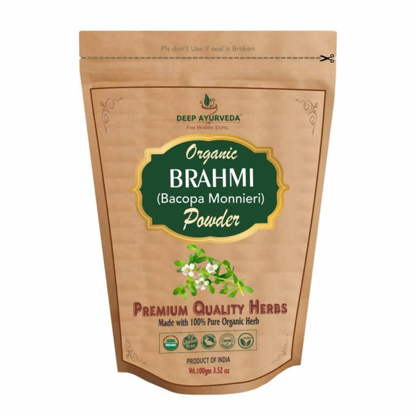 Deep Ayurveda Organic Brahmi Powder - Distacart