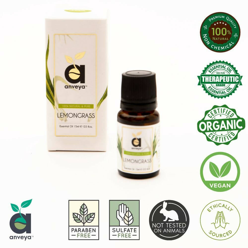 Anveya Lemongrass Essential Oil - Distacart