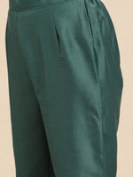 Thumbnail for Sangria Ethnic Motifs Printed Straight Kurta with Trousers - Distacart
