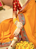 Thumbnail for Mitera Pure Georgette Saree - Distacart
