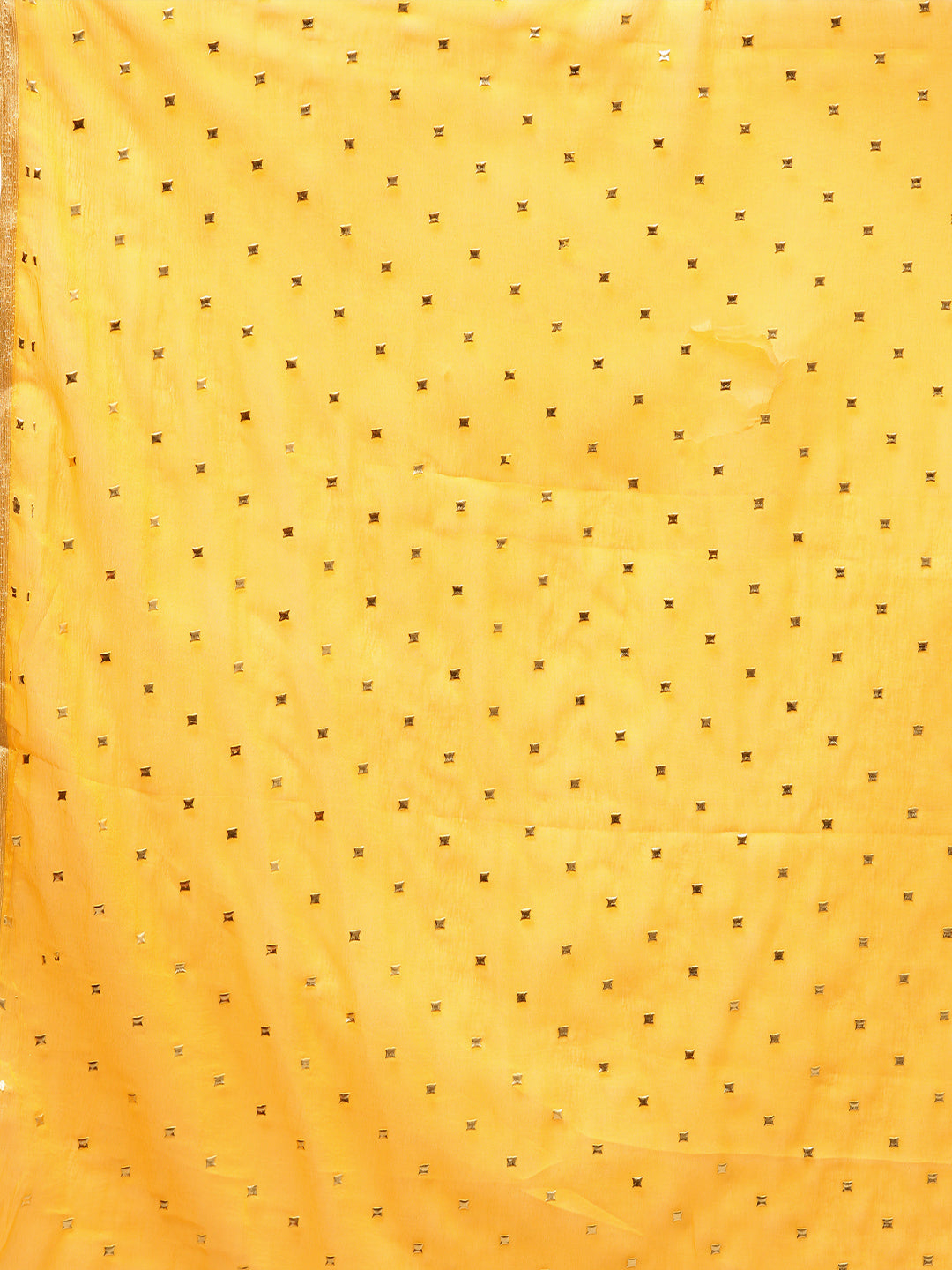Saree Mall Yellow Embellished Saree - Distacart