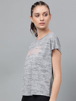 Thumbnail for MKH Typography Printed Extended Sleeves Dri-FIT Relaxed Fit Sports T-shirt - Distacart