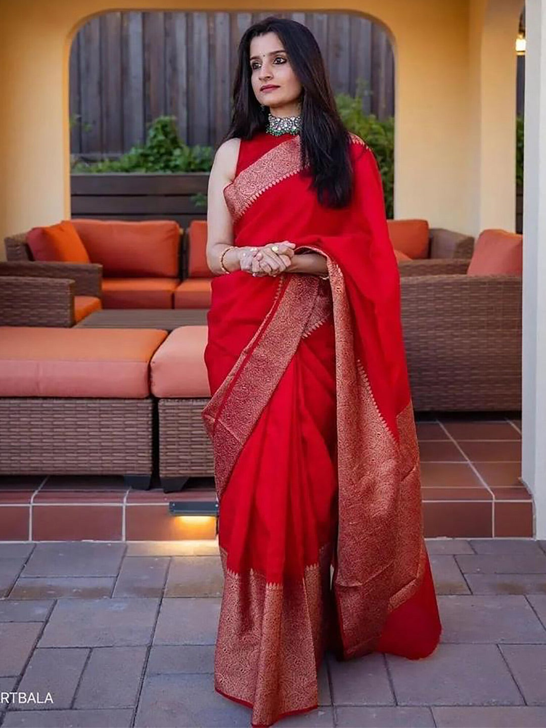 Kalini Woven Design Zari Banarasi Saree - Distacart