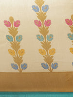 Thumbnail for Saree Mall Off-White & Beige Printed Saree - Distacart