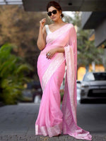 Thumbnail for Kalini Woven Design Zari Banarasi Saree - Distacart