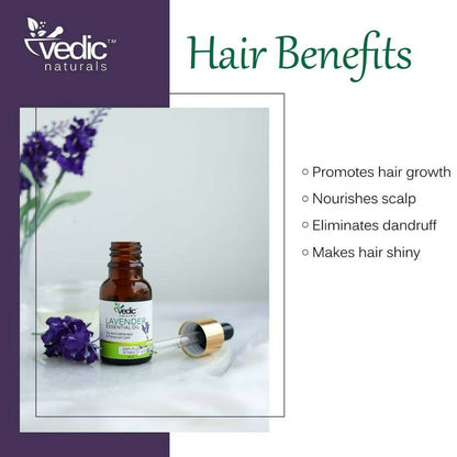 Vedic Naturals Lavender Essential Oil - Distacart