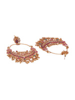 Thumbnail for Shoshaa Gold-Plated Handcrafted Contemporary Chandbalis - Distacart