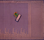 Thumbnail for DEIANA'S Beautiful Golden Jari with New Design Soft Lichi Silk Saree - Purple - Distacart