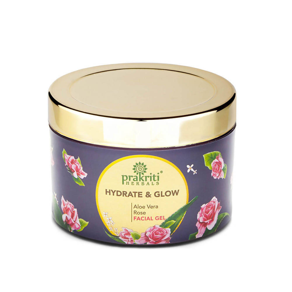 Prakriti Herbals Hydrate & Glow Aloe Vera Rose Facial Gel