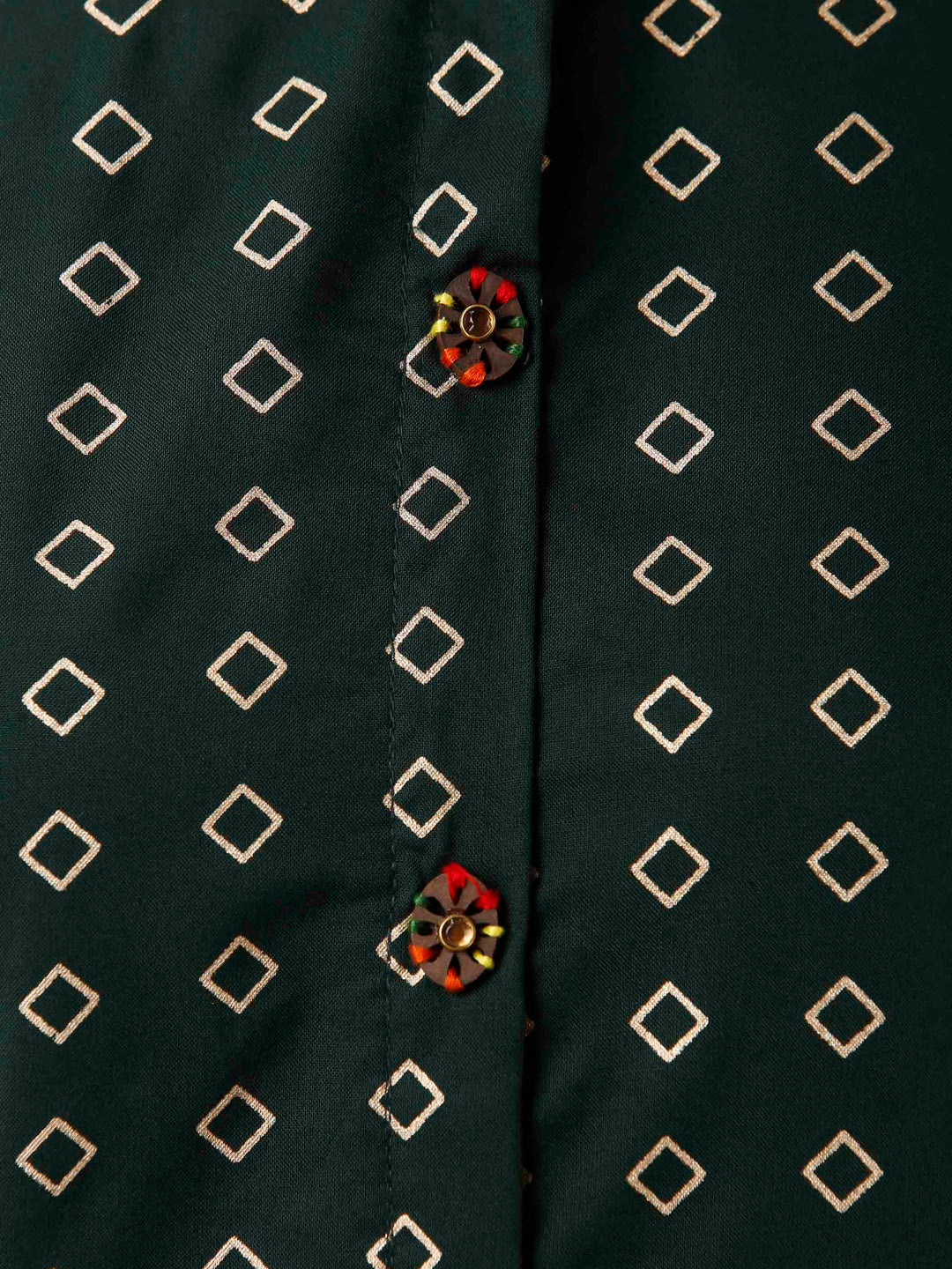 Kalini Women Green Geometric Kurta - Distacart