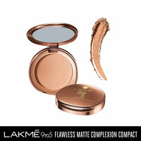 Thumbnail for Lakme 9 To 5 Flawless Matte Complexion Compact - Almond shade