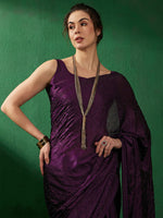 Thumbnail for Sangria Embellished Beads and Stones Sarees - Distacart
