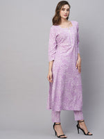Thumbnail for Kalini Ethnic Motifs Printed Regular Kurta with Trousers - Distacart