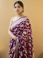 Thumbnail for Kalini Ethnic Motifs Woven Design Banarasi Silk Kanjeevaram Saree - Distacart