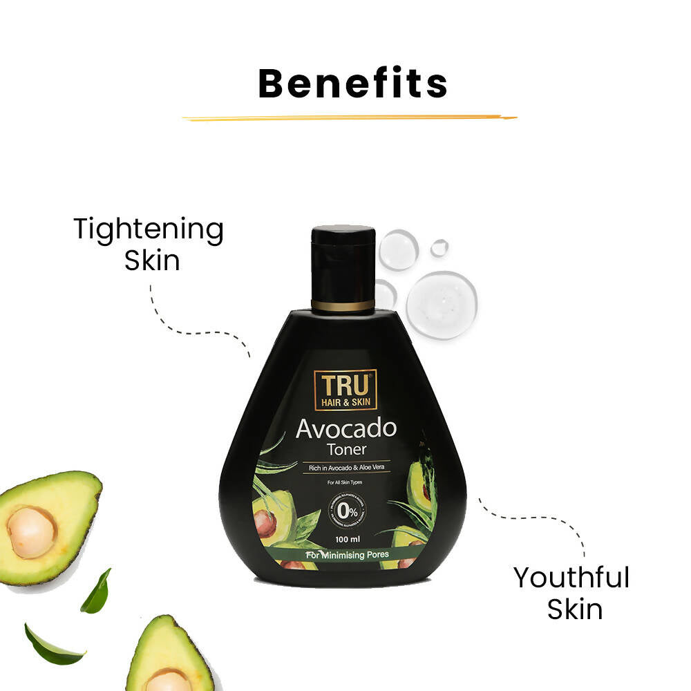 Tru Hair & Skin Avocado & Hyaluronic Acid Toner - Distacart