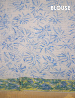 Thumbnail for Lime Yellow Floral Design Pure Kota Cotton Saree By Gayathri Reddy Designer Studio - Distacart