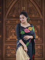 Thumbnail for Kalini Floral Printed Saree - Distacart