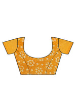 Thumbnail for Kalini Bandhani Zari Art Silk Half and Half Mysore Silk Saree - Distacart